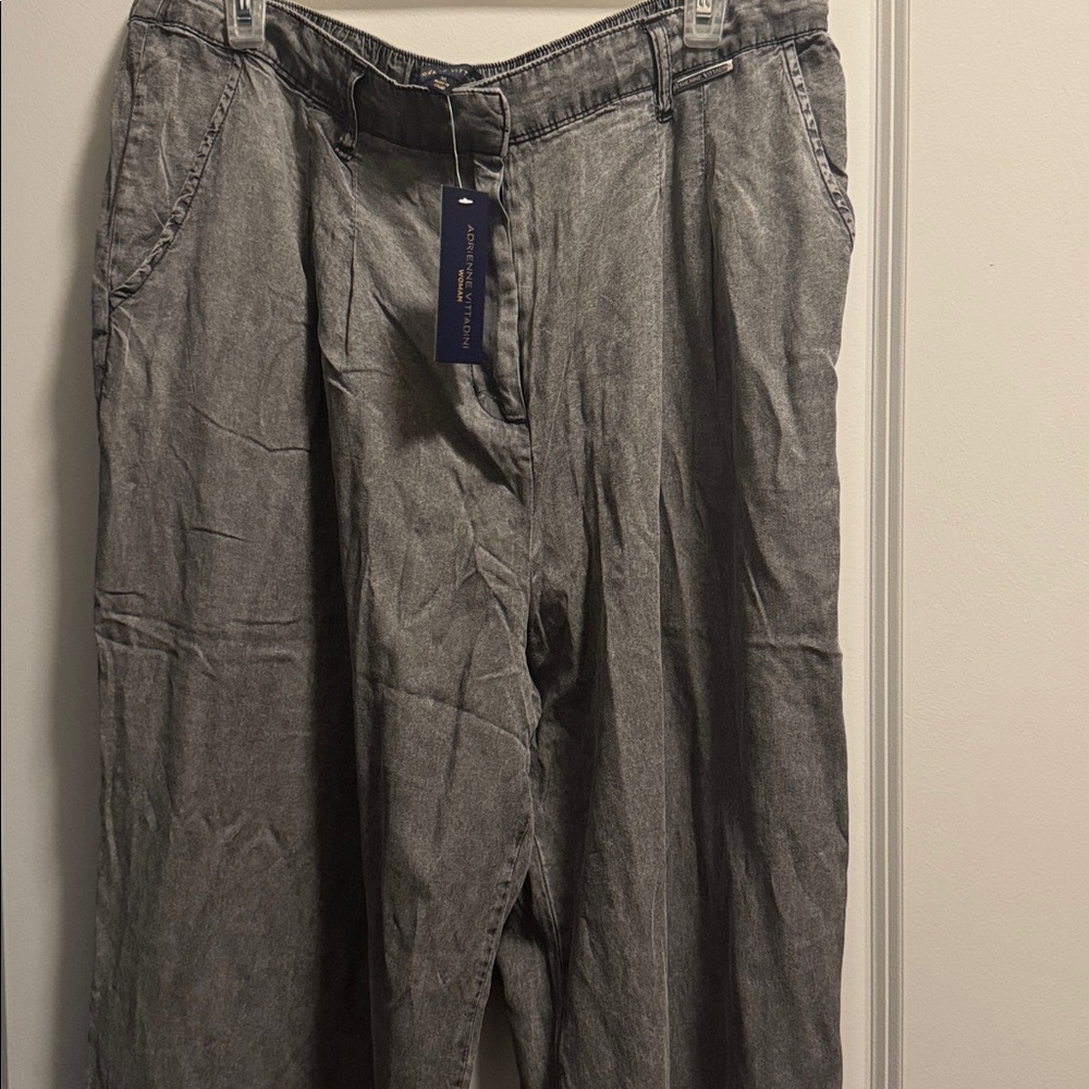 Gray Wide-Leg Pants